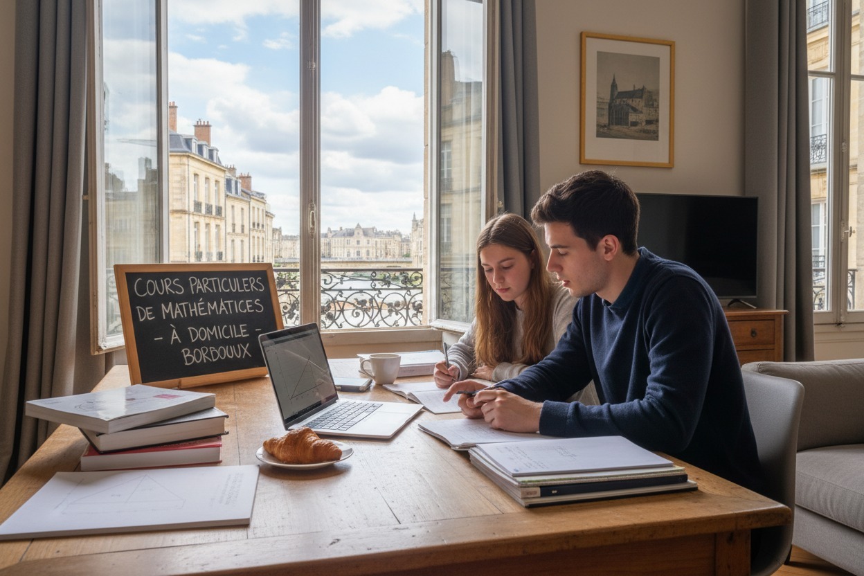 Cours particuliers de mathématiques à Bordeaux à domicile